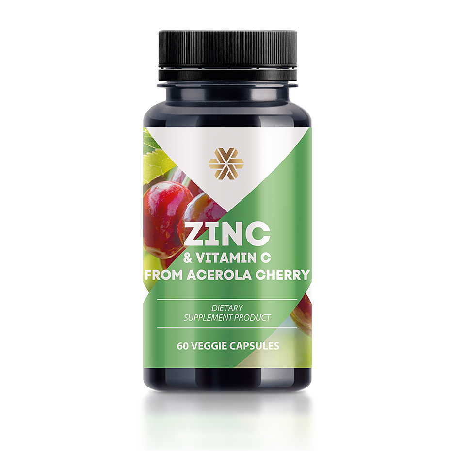 Пищевая добавка - Цинк и Витамин С / Zinc and Vitamin C from Acerola Cherry