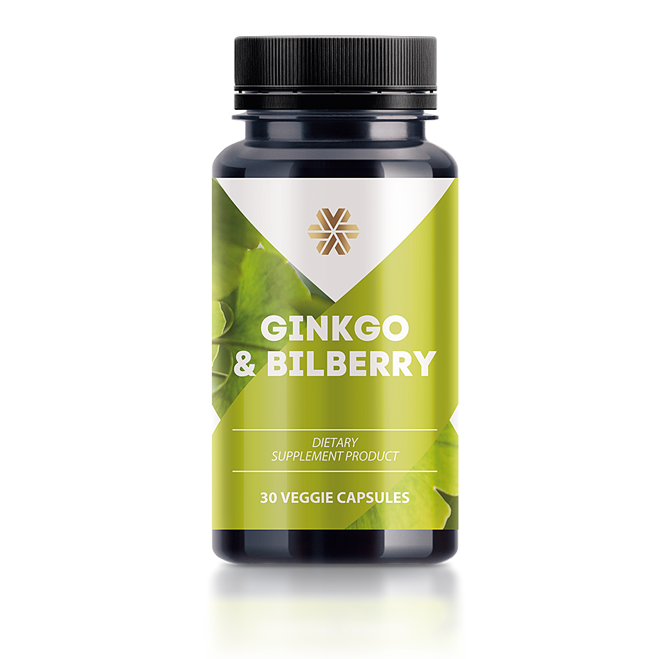 Dietary Supplement Product - Ginkgo & Bilberry