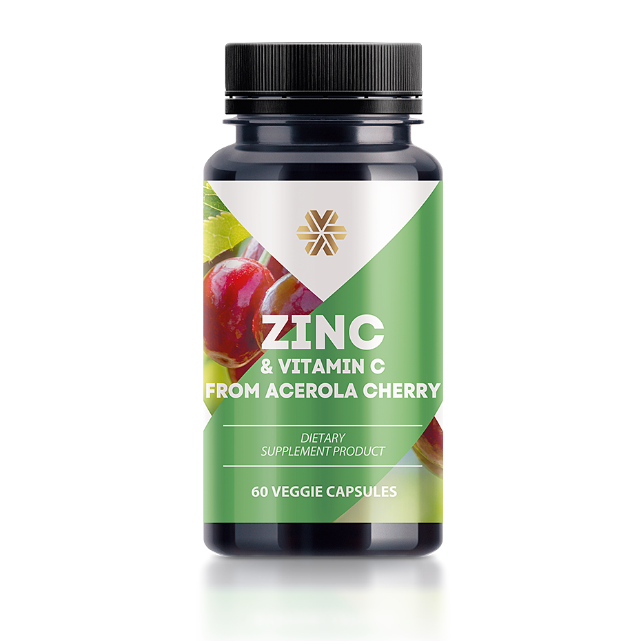 Dietary Supplement Product - Zinc & Vitamin C from Acerola Cherry