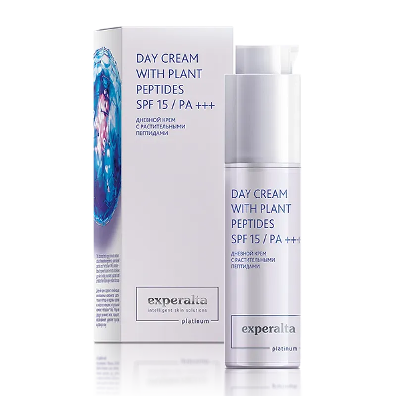 Day Cream with Plant Peptides SPF 15 / PA +++