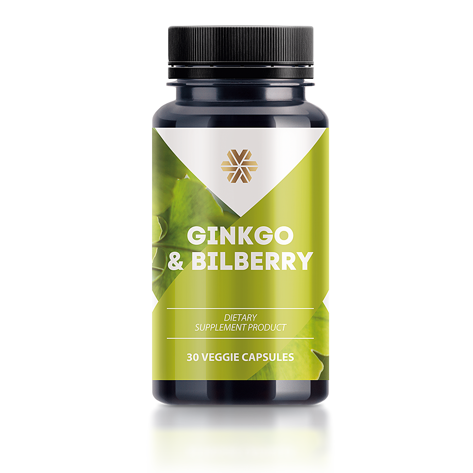 Dietary Supplement Product - Ginkgo & Bilberry 