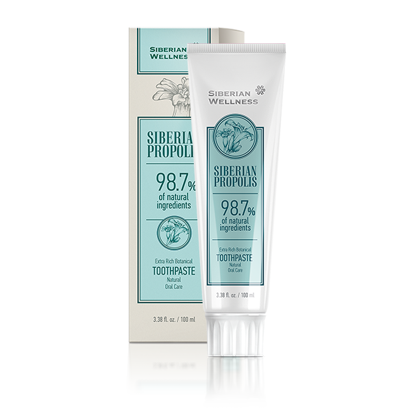 Siberian Propolis Extra rich botanical toothpaste Natural Oral Care